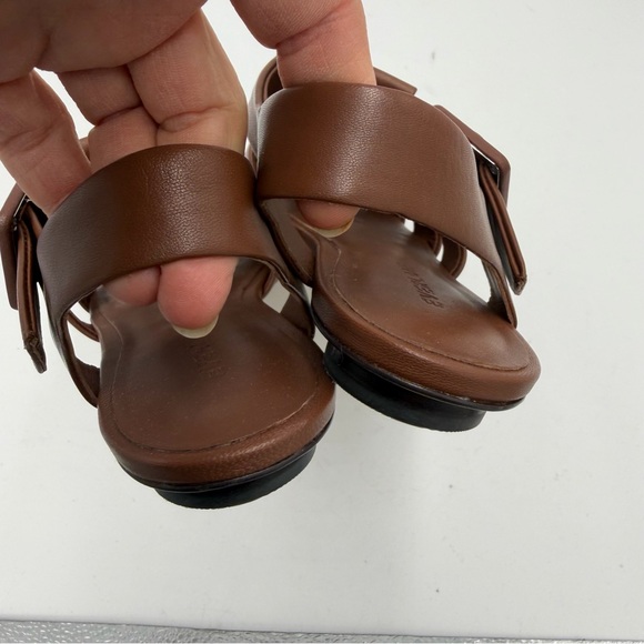 NEW Everlane Rum Brown Leather Fisherman Day Sandal in Size 6